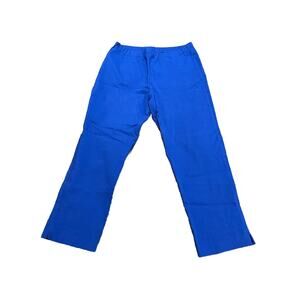 Ciara Sun Woo Blue Pull On Stretch Skinny Cropped Pants Women's Size L Large